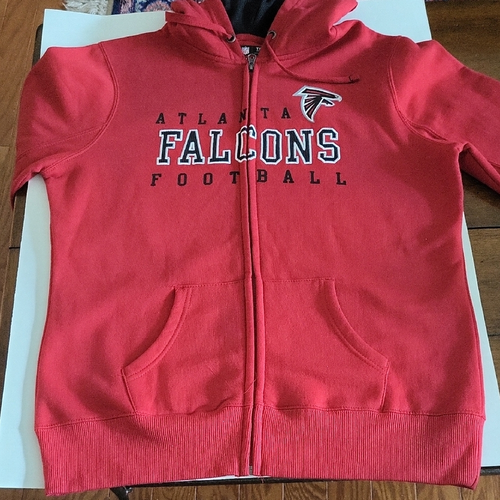 Atlanta Falcons Ladies L Red Hoodie